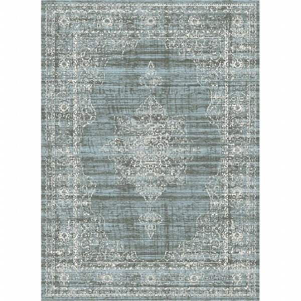 Auric 3563-0051-GREEN Colosseo Area Rug, Green - 5 ft. 3 in. x 7 ft. 3 in. AU2643469
